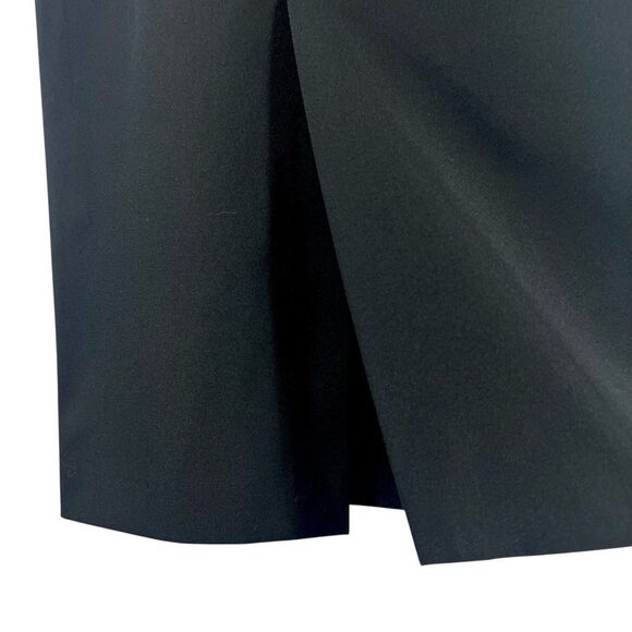 Gianni Versace Classic Back Zipper Pencil Midi Skirt Black Size 8-10 Medium - Picture 8 of 13